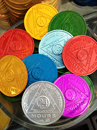 AA Medallions For Sale Bronze Color Sobriety Chips Bulk Coins Holder – RecoveryChip