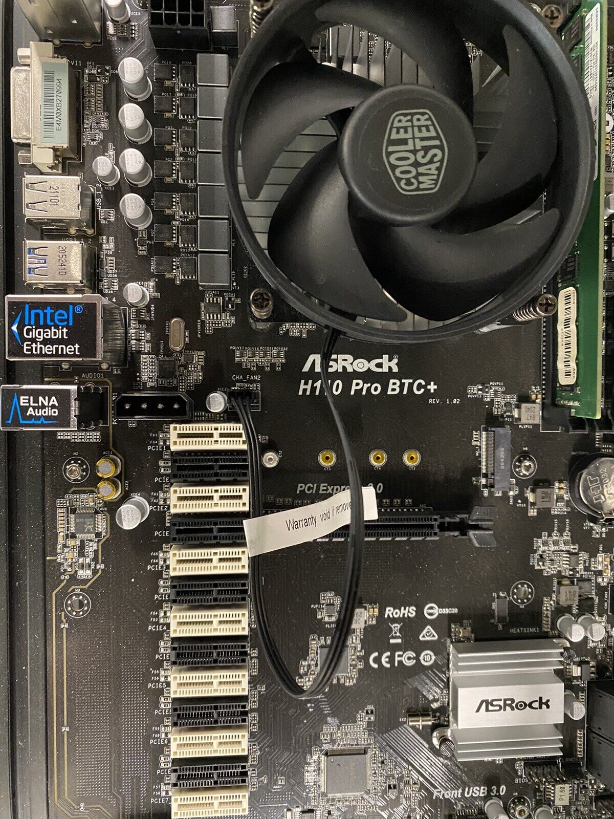 Cryptocurrency Mining | ASRock H Pro Btc+ LGA Motherboard