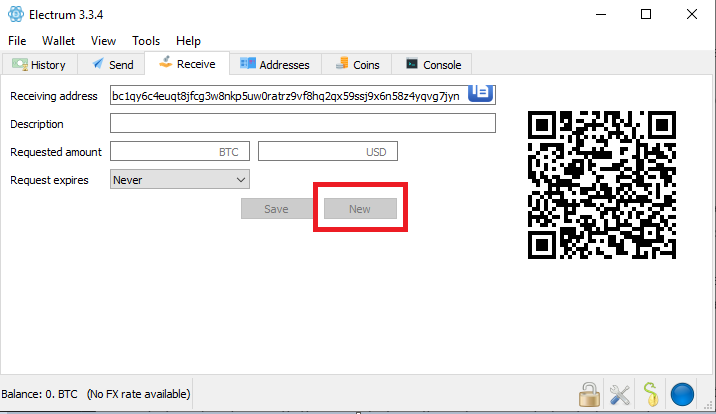 Tails - Exchanging bitcoins using Electrum