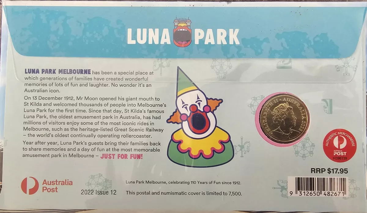 Stamp and Coin Covers (PNC) :: Lunar Park Melbourne Stamp and Coin Cover PNC