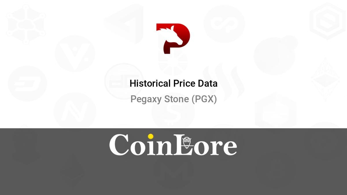 Pegaxy Price - PGX Live Chart & Trading Tools