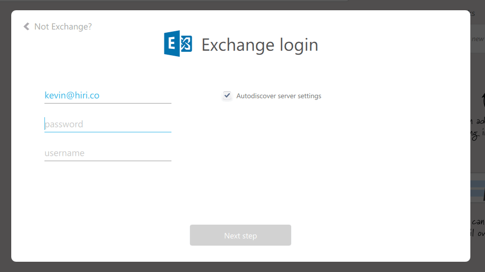 W-Exchange Login & Overview