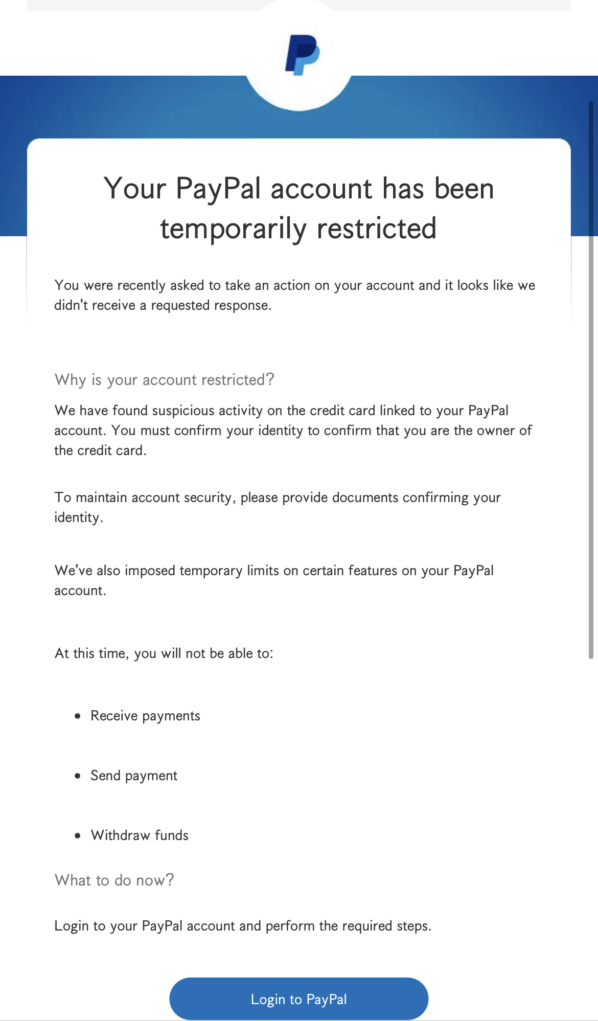 PayPal Crypto Invoice Scam