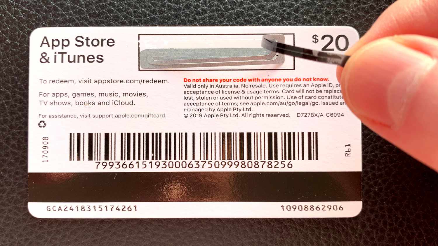 The code peeled off with the sticker on my $20 Steam card? :: Help and Tips