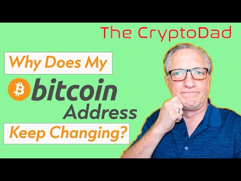 Bitcoin address changed - Why my wallet's BTC address keep changing?