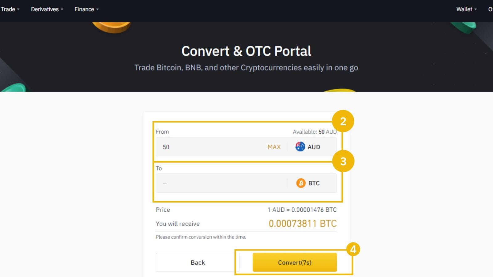 Convert Australian Dollars (AUD) and Bitcoins (BTC): Currency Exchange Rate Conversion Calculator