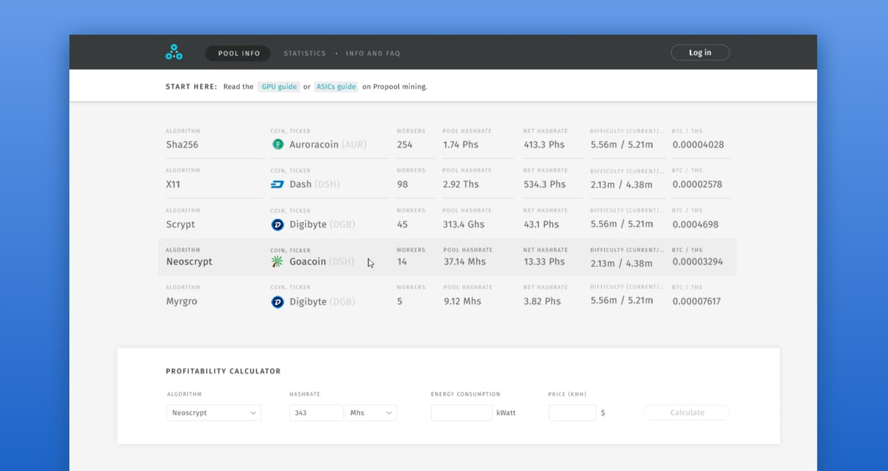 e4pool | Mining pool