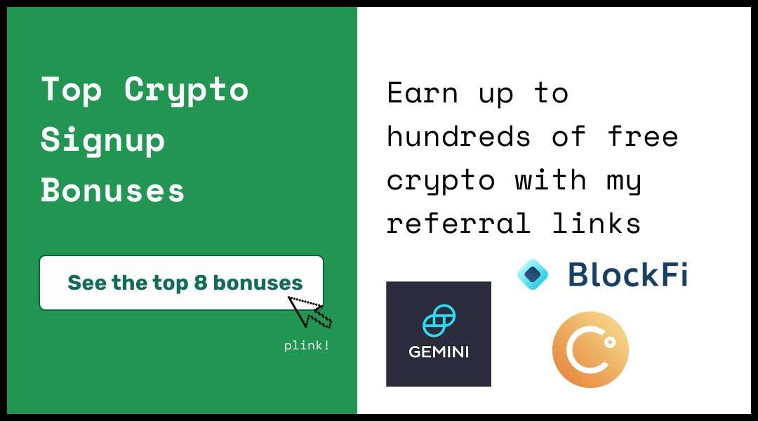 Top Crypto Signup Bonuses For 