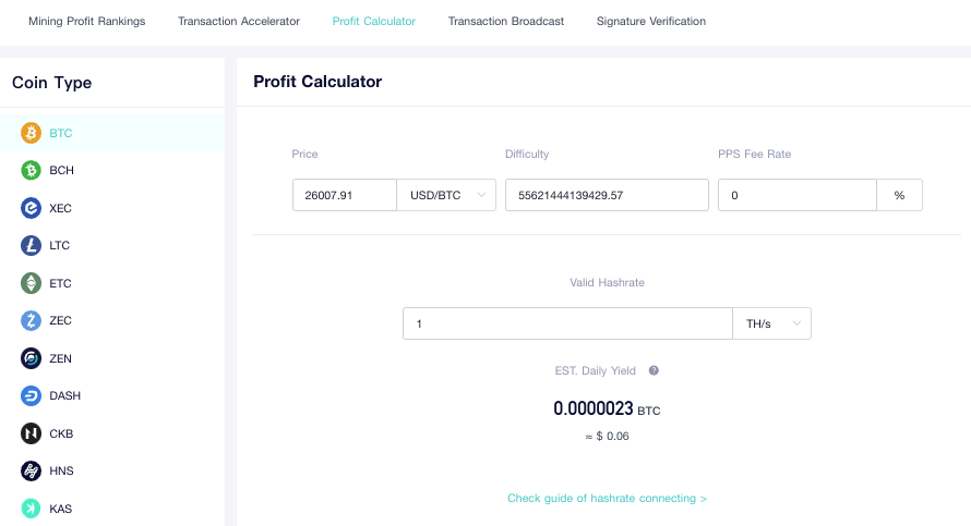 Bitcoin (BTC) Mining Profit Calculator - WhatToMine