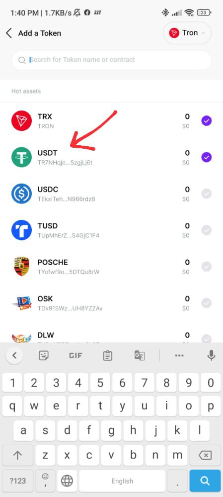 MATBEA - How to Create a Tether (USDT) Wallet