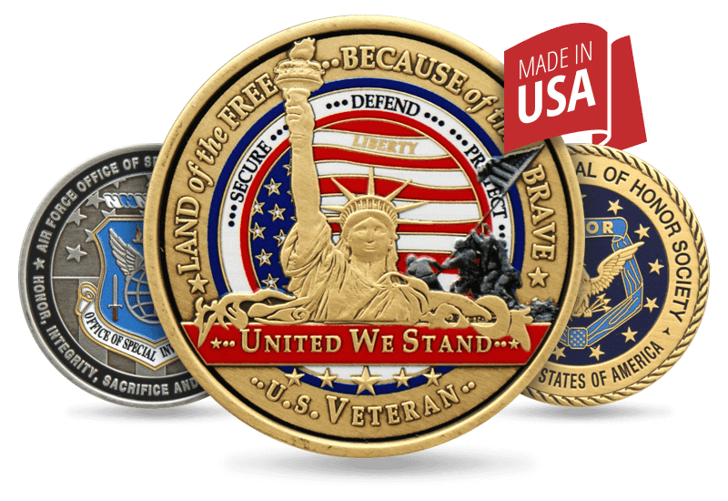 Challenge Coins Made in the USA | Embleholics