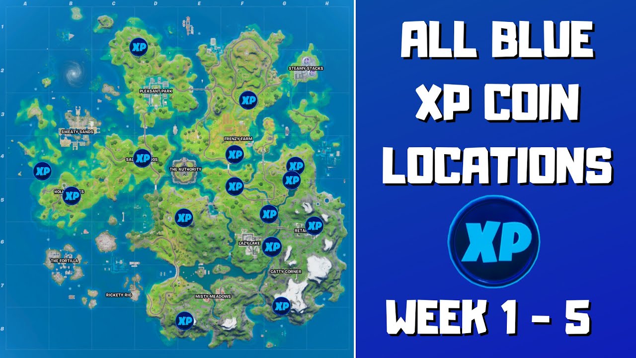 Fortnite Week 6 XP coins: List of all XP coins and their locations- Republic World