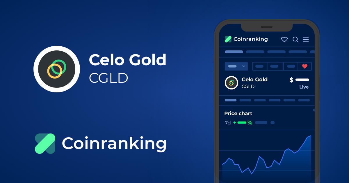 Celo Gold (CGLD) live coin price, charts, markets & liquidity