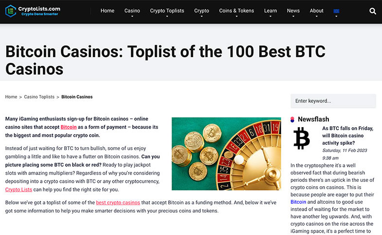 🎰 Bitcoin Casino | Top BTC Casinos Guide & Reviews