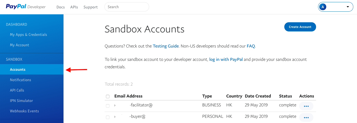 How do I enable my Sandbox test account for PayPal Payments Pro? | PayPal US