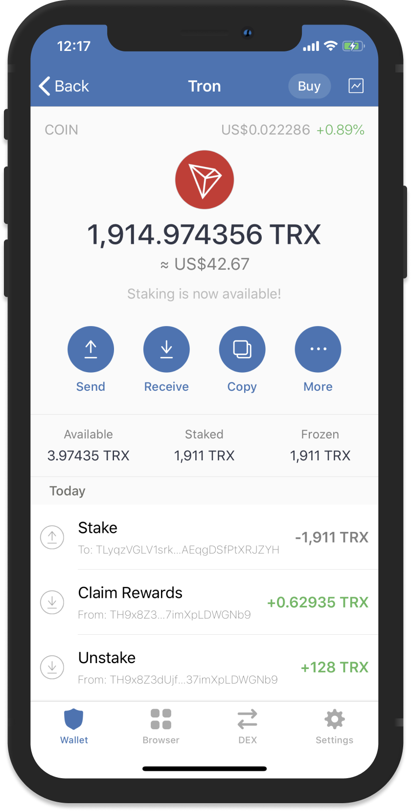 How to buy TRON | Buy TRX in 4 steps | bymobile.ru