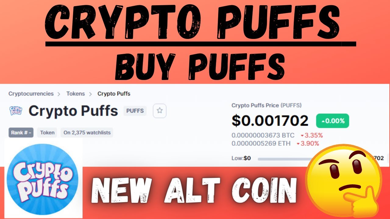 Crypto Puffs price today, PUFFS to USD live price, marketcap and chart | CoinMarketCap