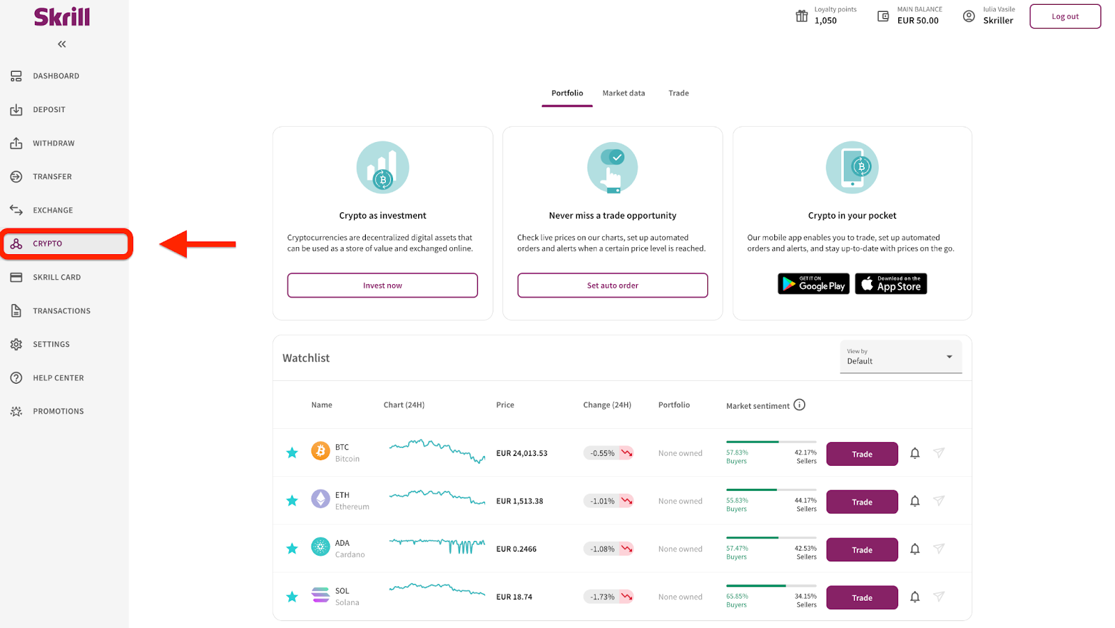 Learn about cryptocurrency investments with Skrill | Skrill