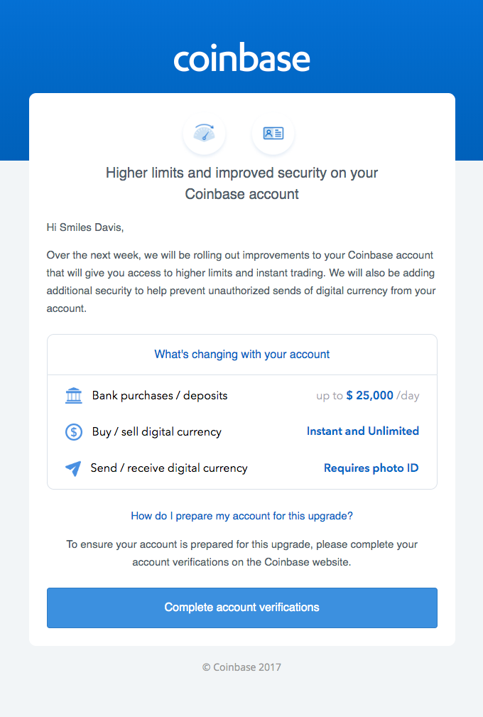 Why your Coinbase Limit is Low & How to Increase It? – The Cryptocurrency Forums