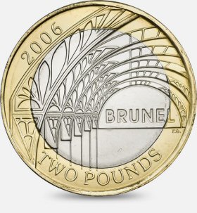 Two Pound Coin - Brunel Paddington Station - Coin Parade