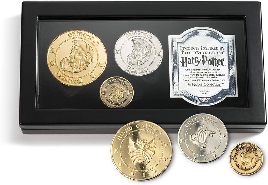 Harry Potter coins and medals