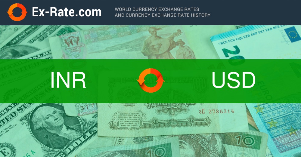 Exchange Rate US Dollar to Indian Rupee (Currency Calculator) - X-Rates