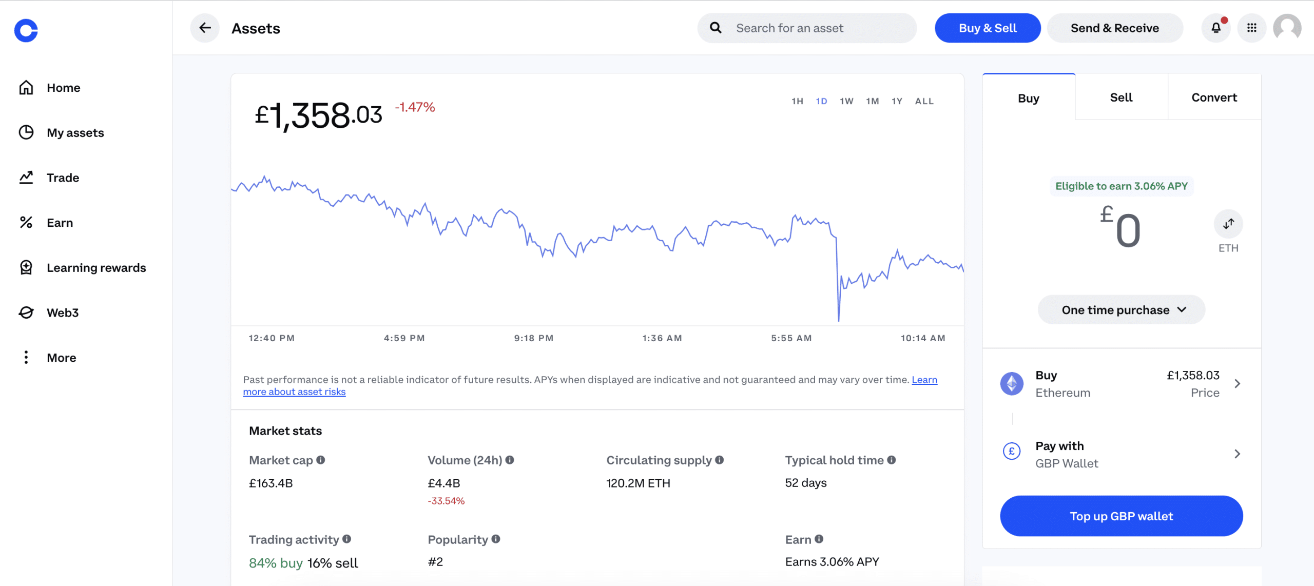 ‎Coinbase: Buy Bitcoin & Ether on the App Store