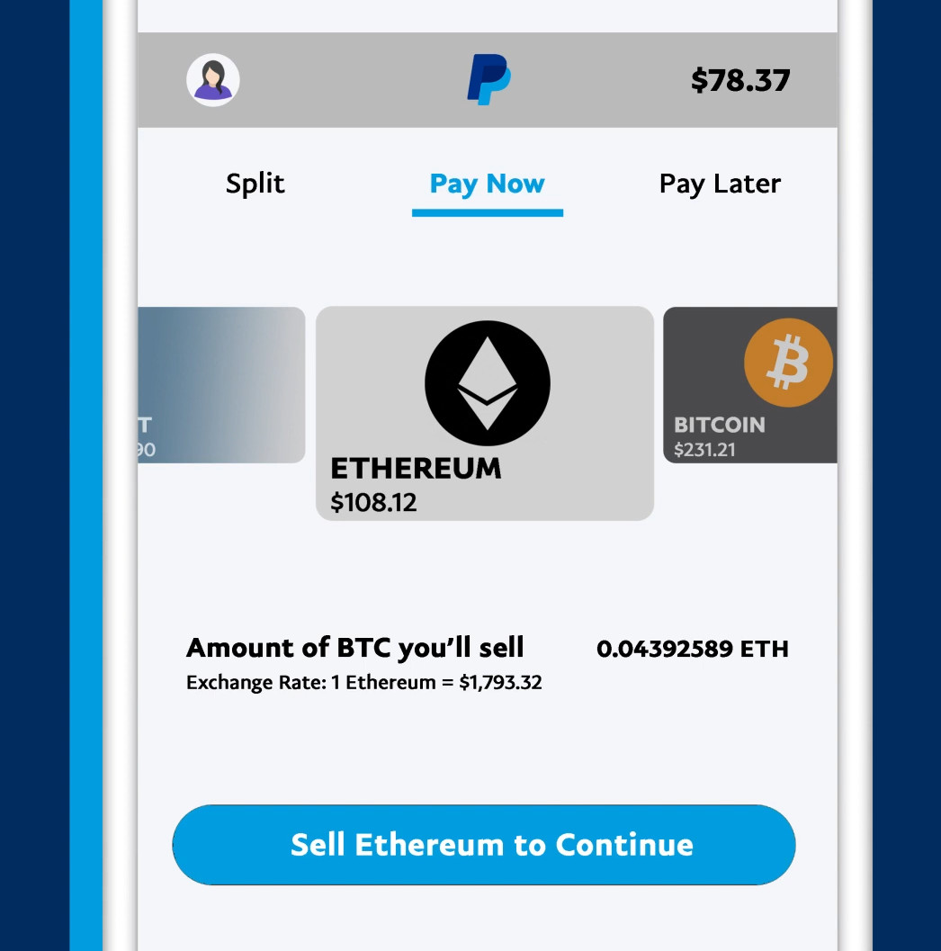 Exchange PayPal USD to Ethereum (ETH)  where is the best exchange rate?