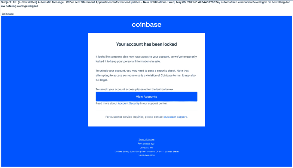 Fake Coinbase Support Email: How to Spot and Avoid Them