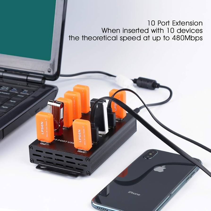 Gekko Science 8 Port USB Hub - bymobile.ru