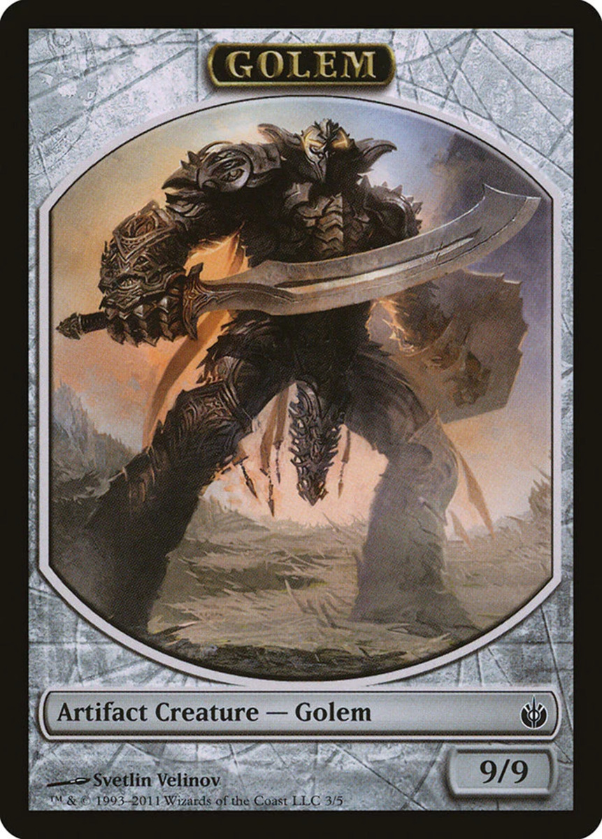 Golem Token [23] [Double Masters Tokens] - Face To Face Games