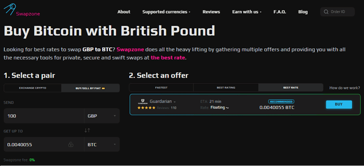 GBP to BTC | Buy Bitcoin in the UK