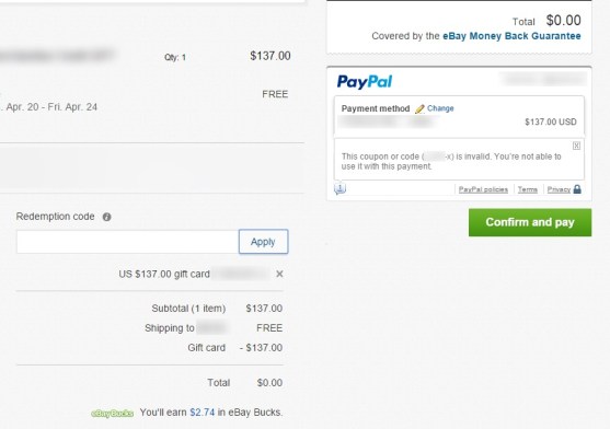 Cannot Purchase PayPal Gift Cards - PayPal Community