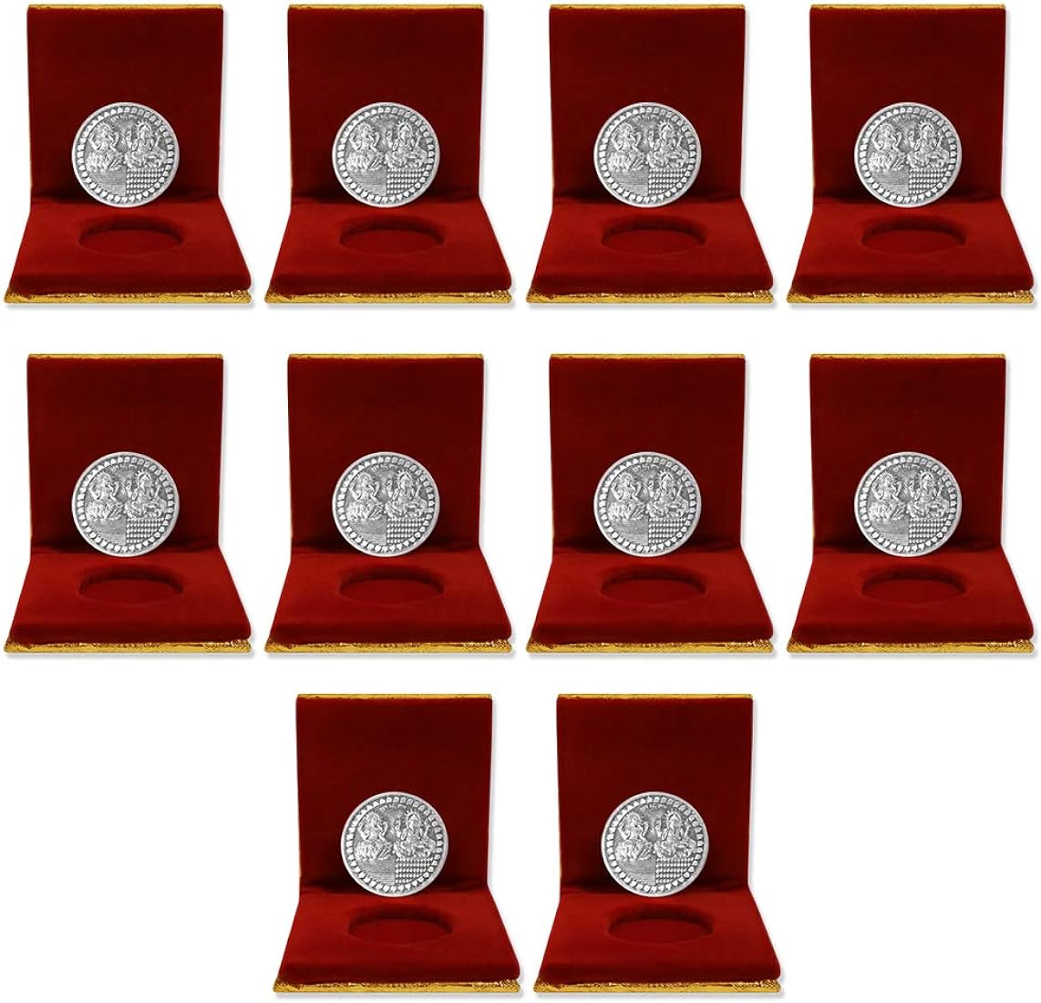 silver coins, ganesh coin, laxmi coin, gold coins,