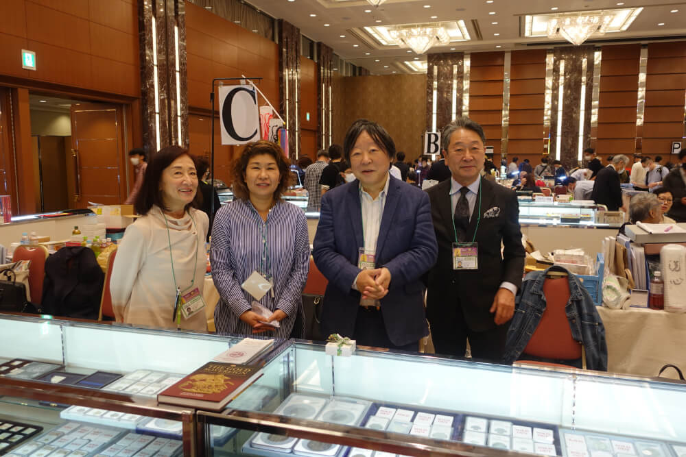 CGB team at the Tokyo International Coin Convention 