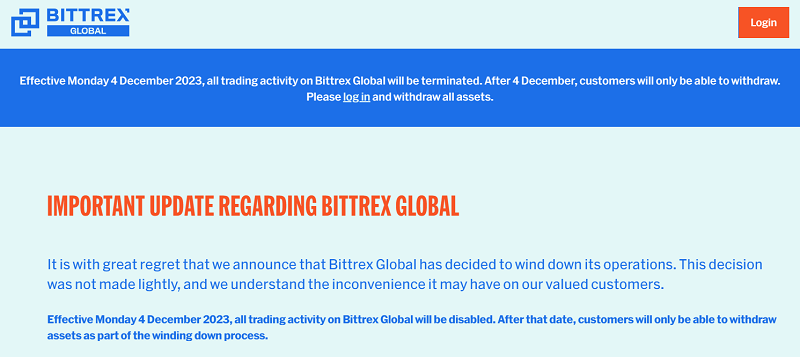 Bittrex Login |Crypto Exchange - Official Website