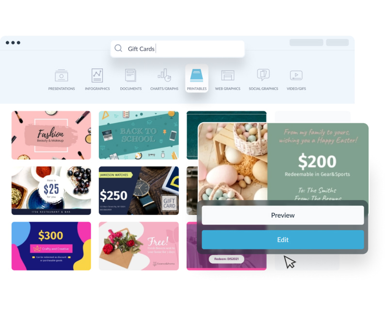 How to create a gift voucher online