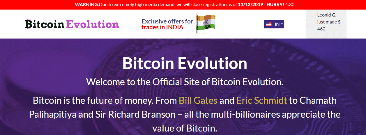 Bitcoin Evolution Review [Updated ] Scam or?