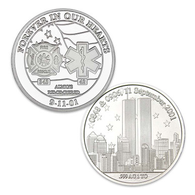 MISS LIBERTY PF70 20th Anniversary 9/11 by Miles Standish 5 Oz Silver Coin 25$ Cook Islands 