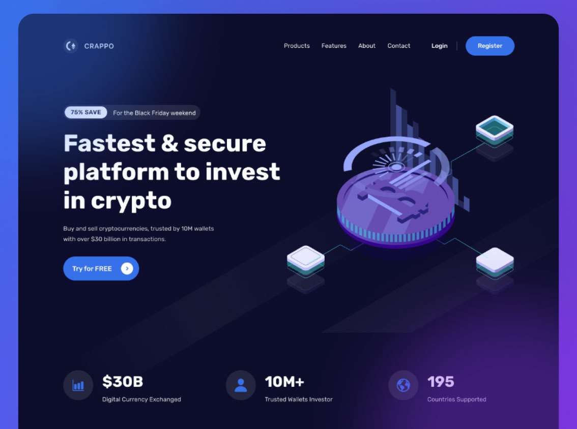 10 Best Cryptocurrency & Bitcoin Website Templates - bymobile.ru