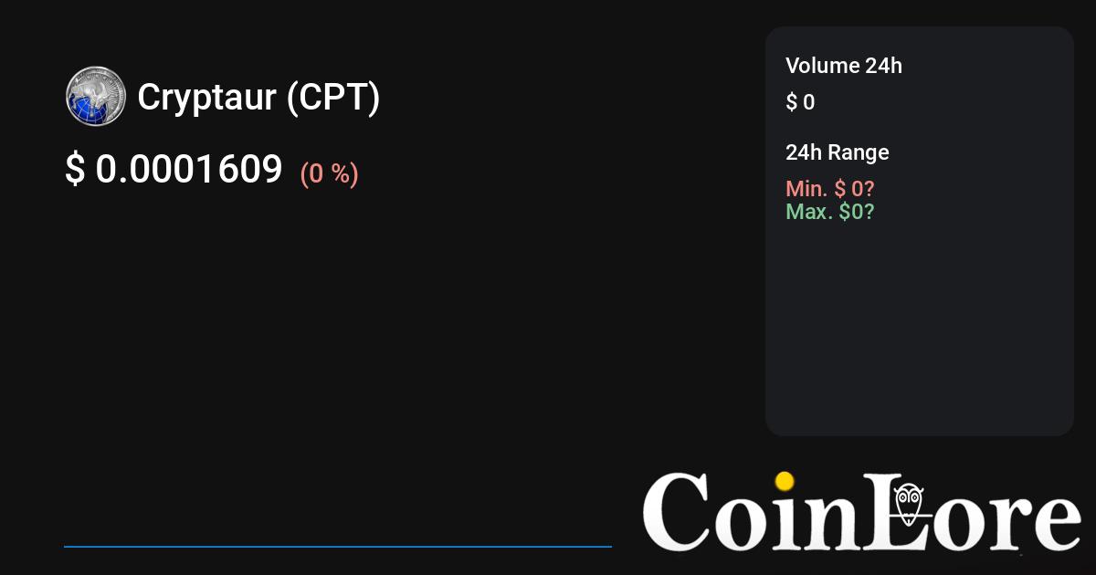 Car Protocol (CPT) live coin price, charts, markets & liquidity