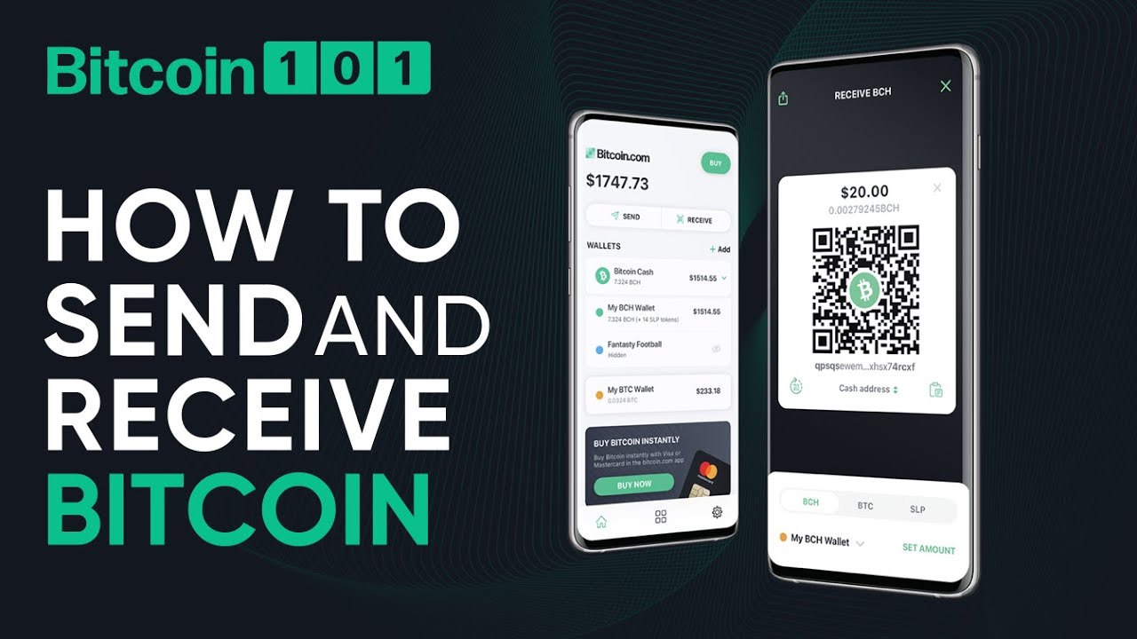 How to send and receive bitcoin and other cryptos