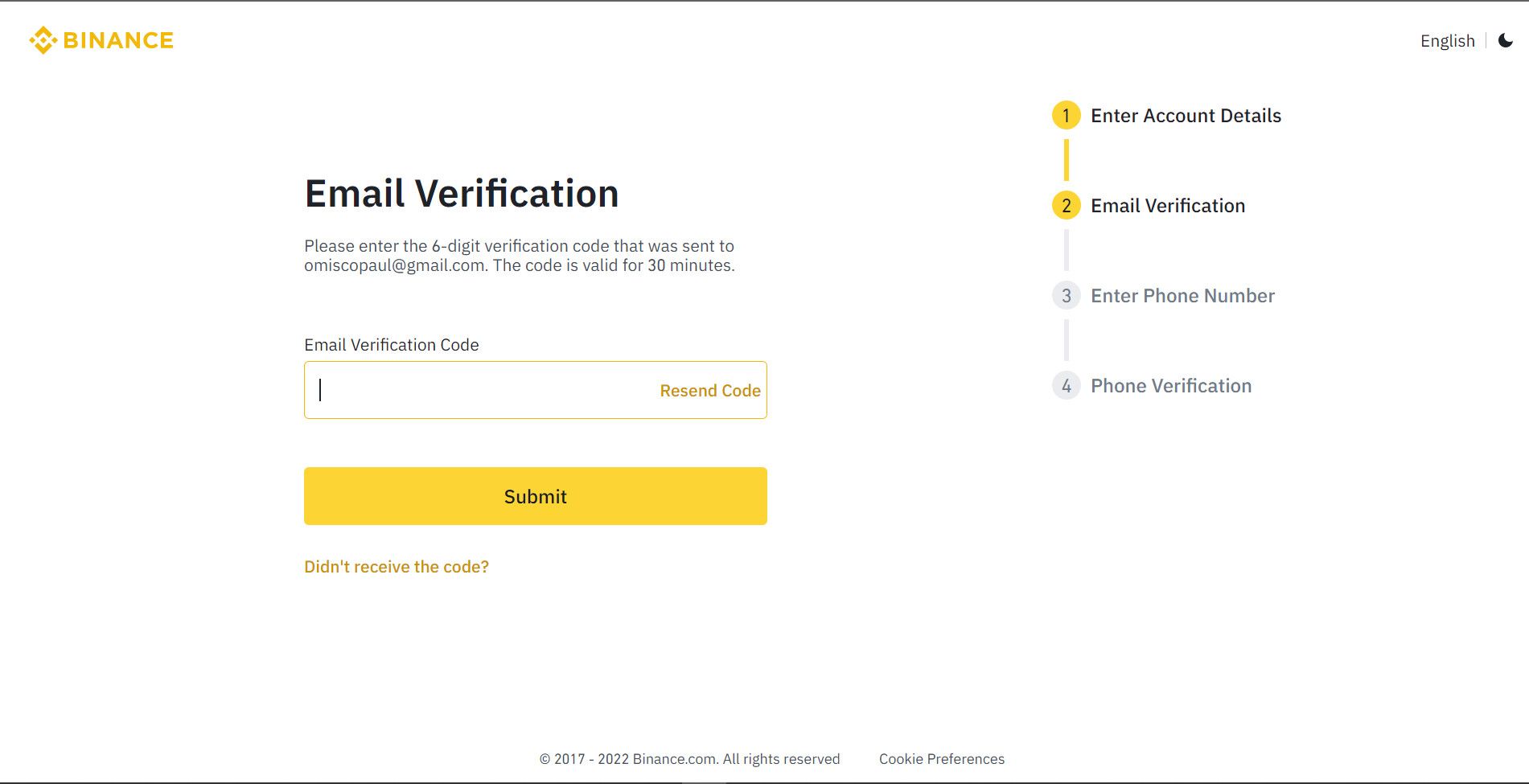 Binance Not Sending Verification Code To Email: Fixes - Android Gram