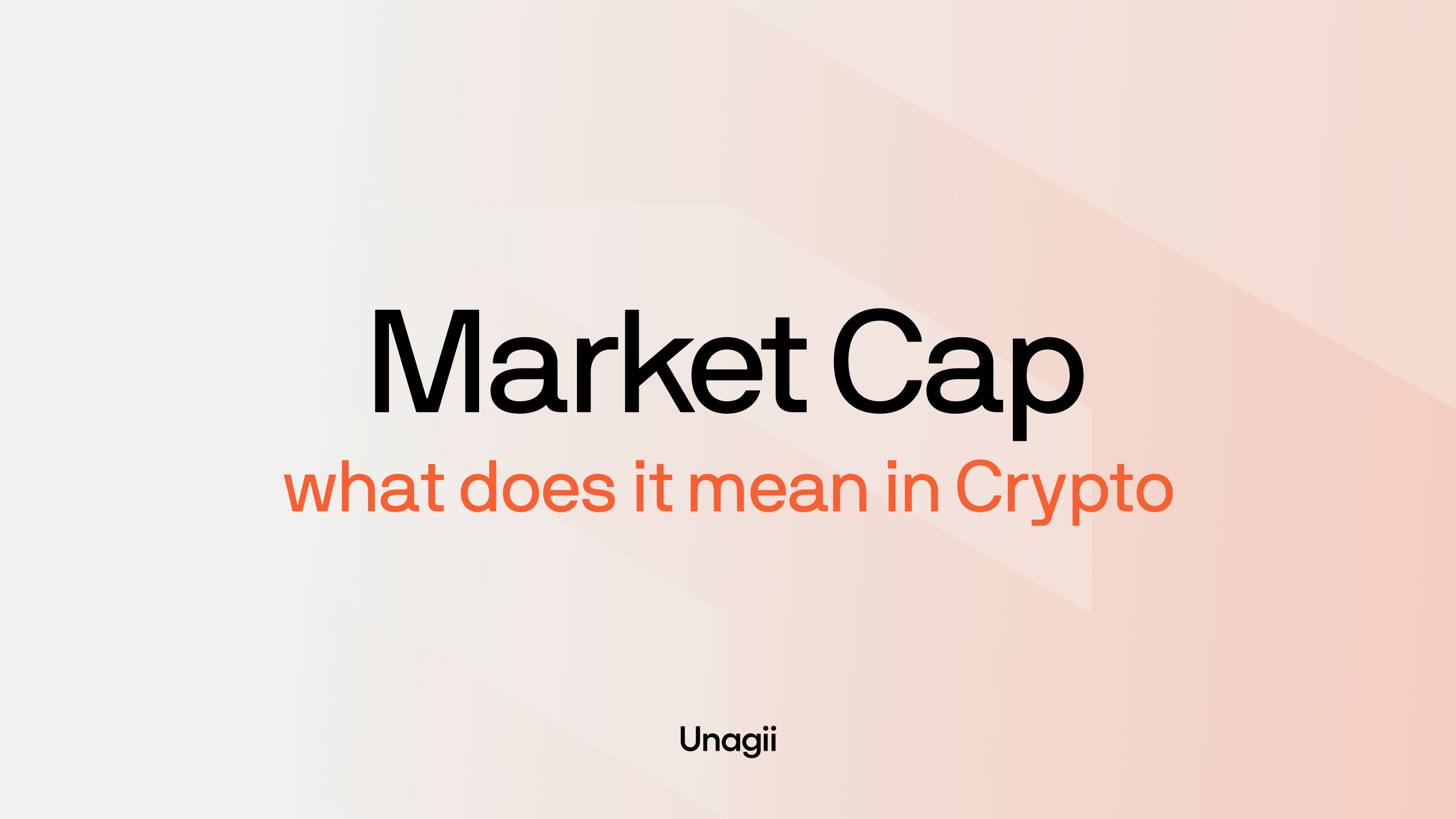 Definition of Market Cap applied to Blockchain / Crypto