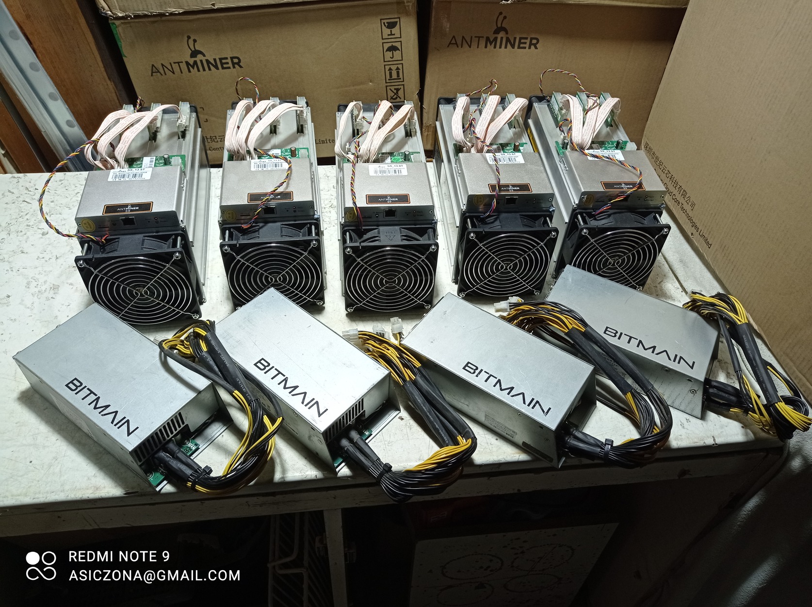 Bitmain Antminer S9 TH/s Bitcoin Miner