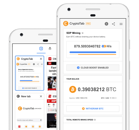 CryptoTab Browser Pro Level APK + Mod for Android.