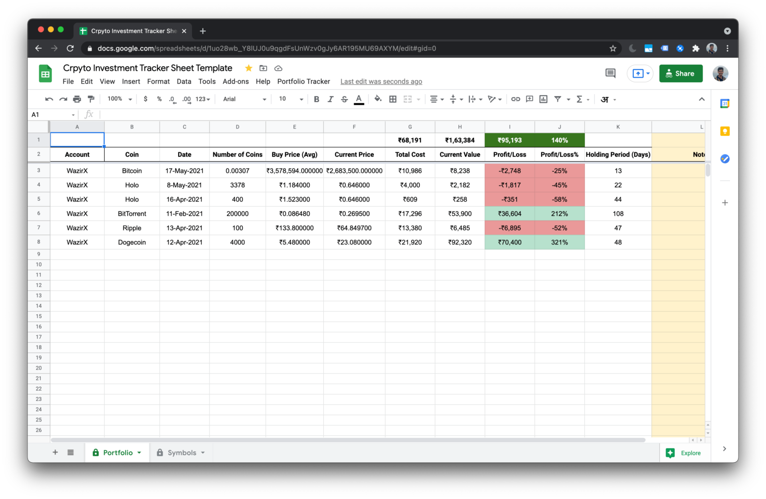 Get Crypto Prices in Excel Instantly