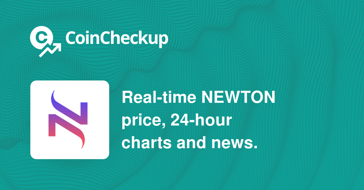 Newtonium Price Today - NEWTON Coin Price Chart & Crypto Market Cap