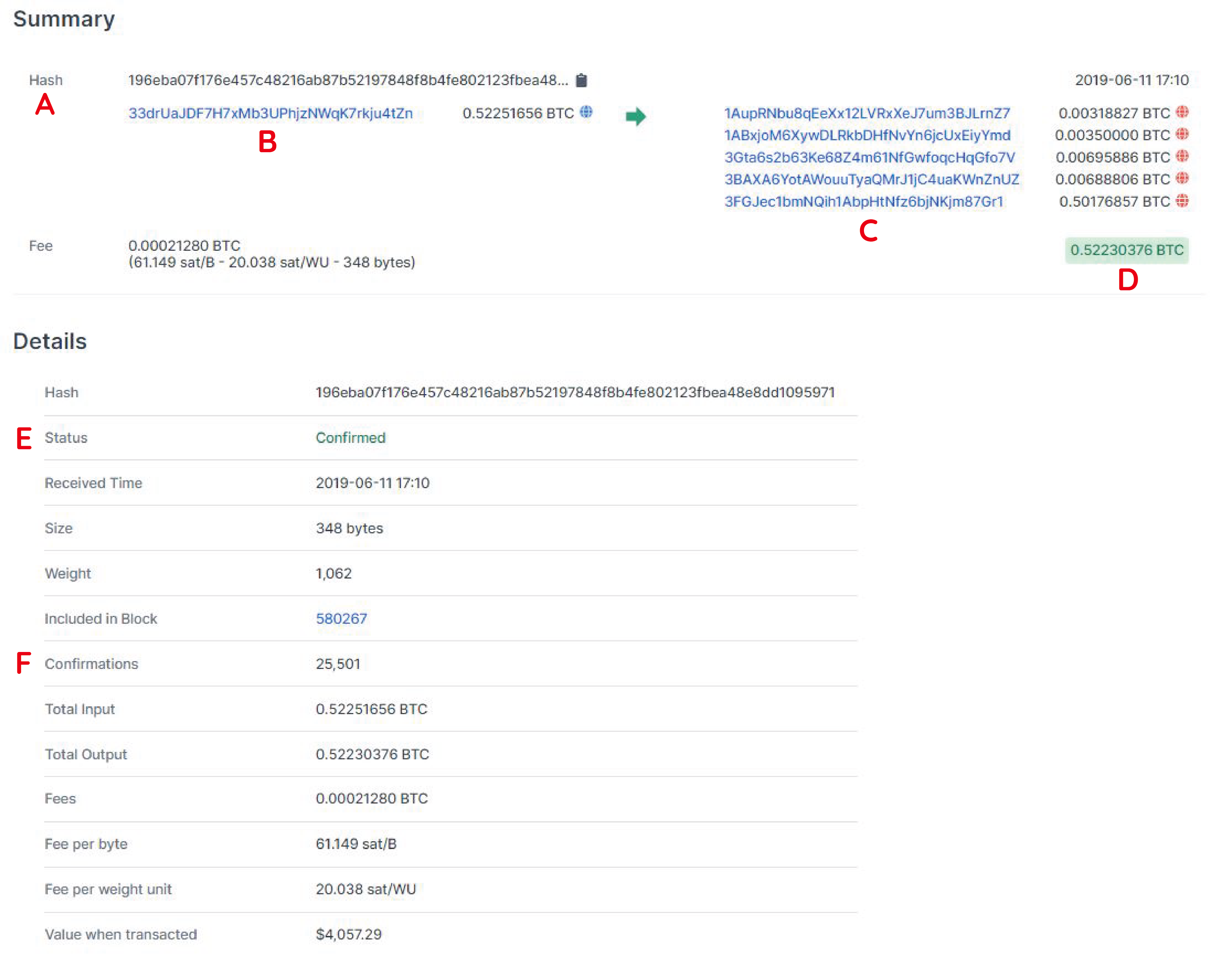 How to locate transaction hash : HitBTC