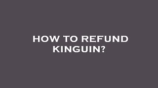 Kinguin buyer protection